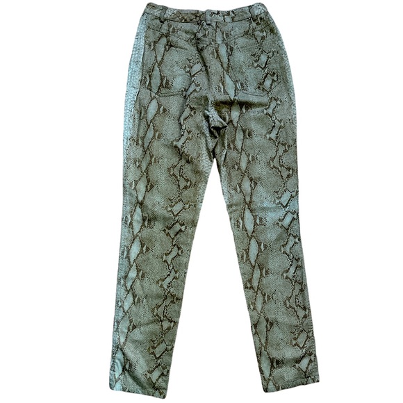 Women’s Emanuel Ungaro Liberte’ high rise mom snake patterned pant, size:4/38 - Picture 2 of 9